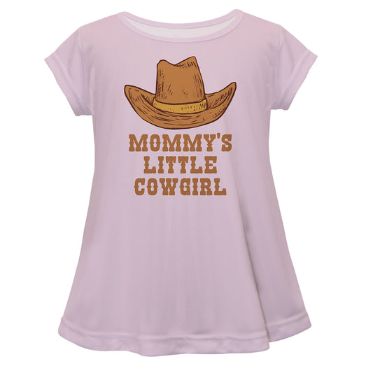 Mommy's Little Cowgirl Pink Short Sleeve Laurie Top