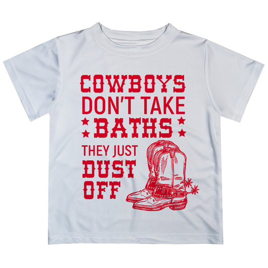 Cowboys White Short Sleeve Tee Shirt