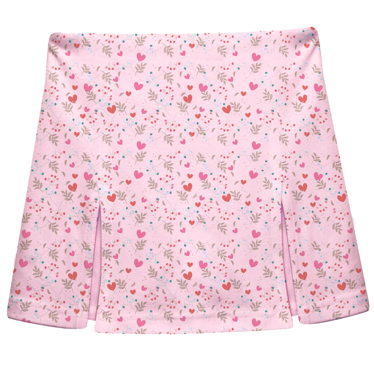 Floral Print Pink Skort
