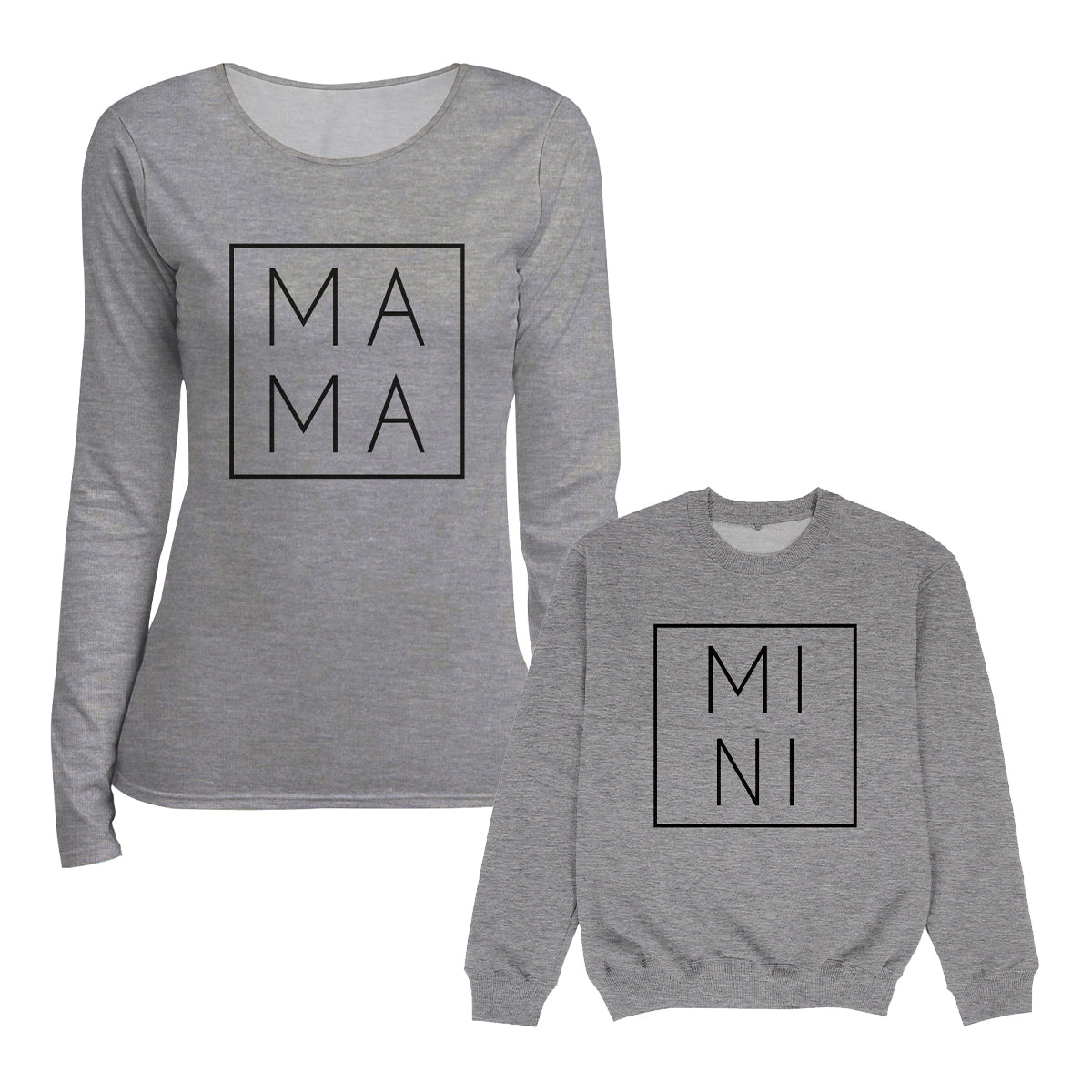 Mini Gray Crewneck Sweatshirt - Wimziy&Co.