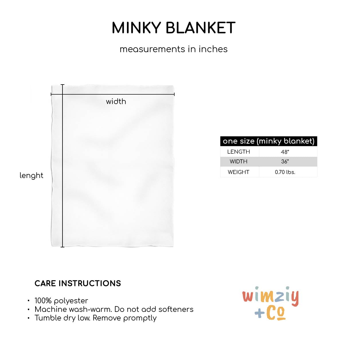 Personalized Initial Name Pink Minky Throw 36" x 48" - Wimziy&Co.