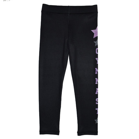 Glitter Gymnast Black Leggings
