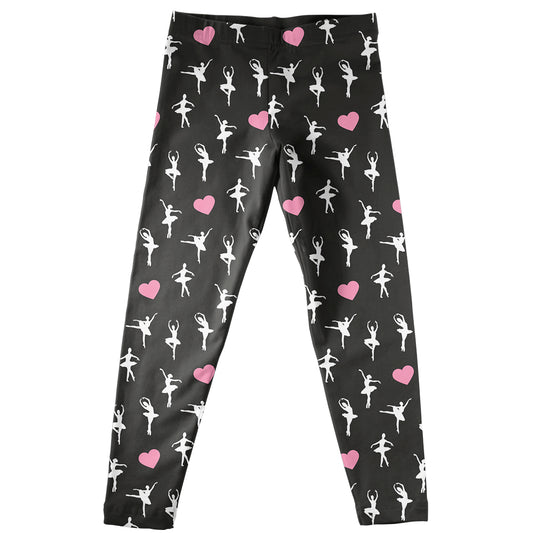 Heart Print Gymnast Leggings