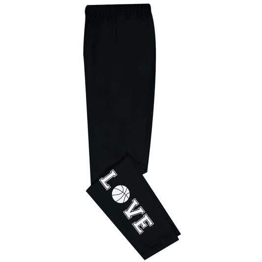 Love Basketball Black Leggings