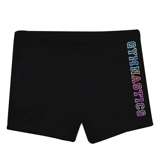 Gymnastics Black Shorties