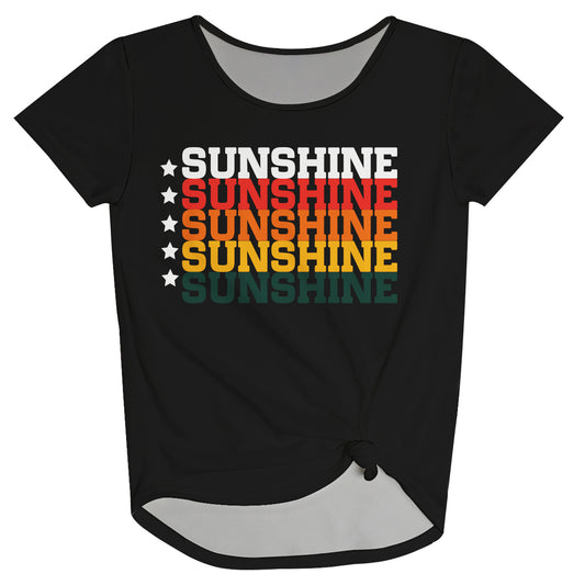 Stars and Sunshine Knot Top