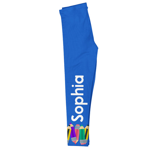 Color Pencil Name Royal Leggings