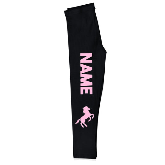 Name and Horse Black Leggings