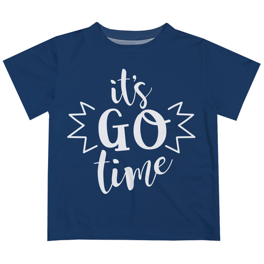 Its Go Time Navy Short Sleeve Tee Shirt