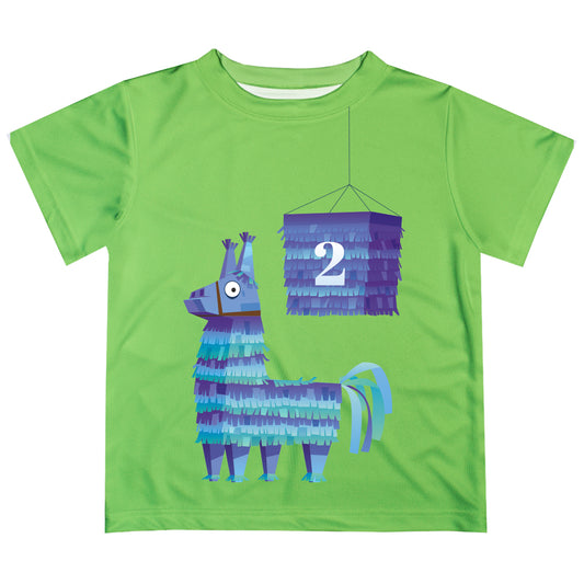 Pinata Personalized Age Green Short Sleeve Tee Shirt