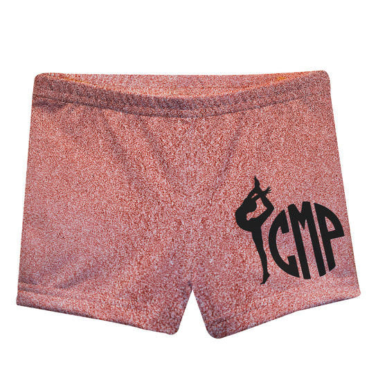Dance Monogram Pink Glitter Shorties - Wimziy&Co.
