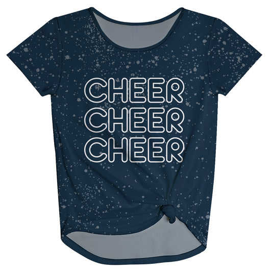 Cheer Cheer Cheer Blue Knot Top
