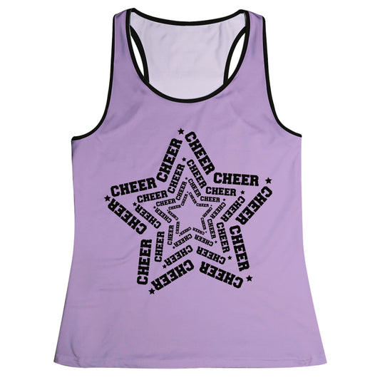 Cheer Purple Tank Top