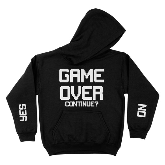 Game Over Black Fleece Long Sleeve Hoodie