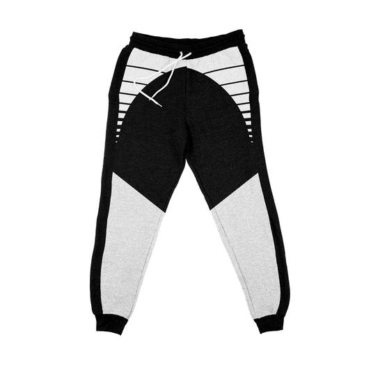 Block White and Black Jogger