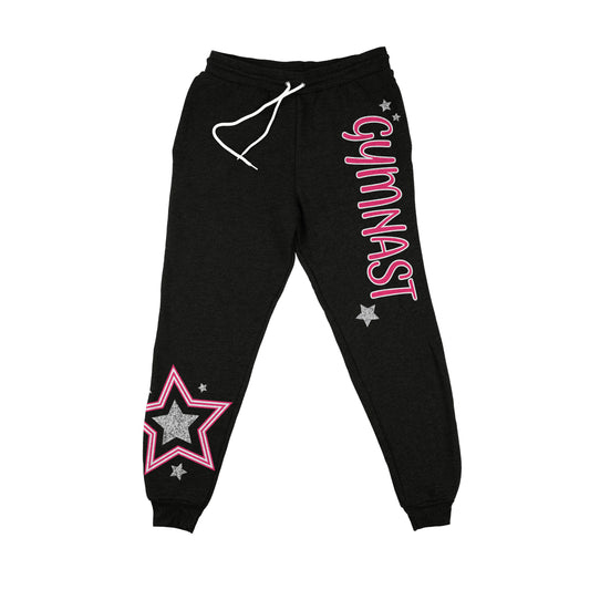 Gymnast Star Black Jogger