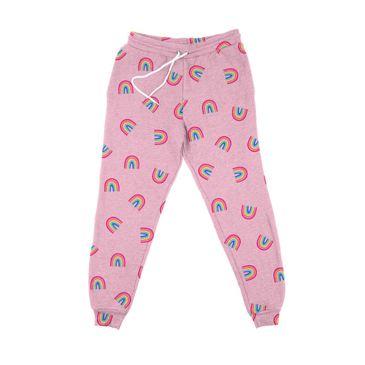 Rainbow Print Pink Jogger