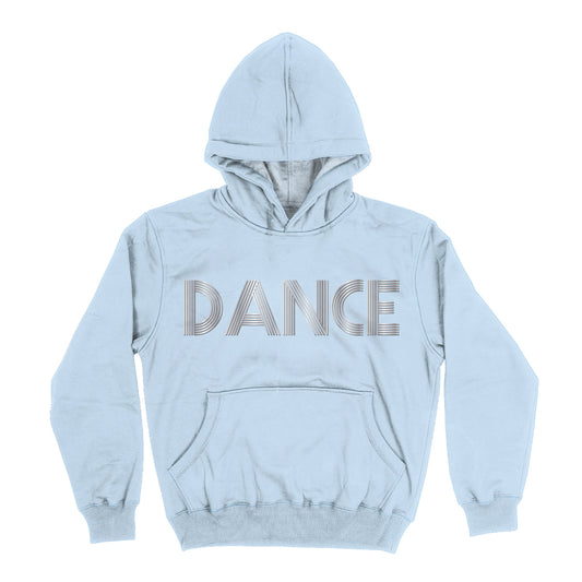 Dance Light Blue Heavy Weight Performance 4-way Stretch Hoodie