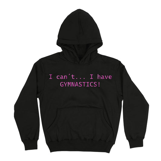 Gymnastics Black Heavy Weight Performance 4-way Stretch Hoodie