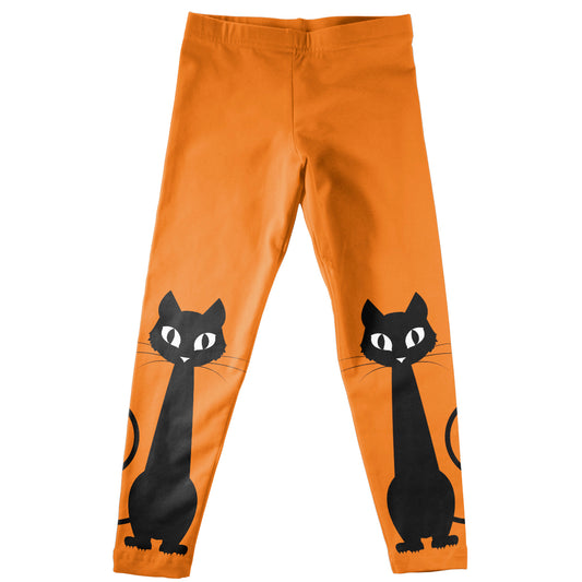 Cats Orange Leggings