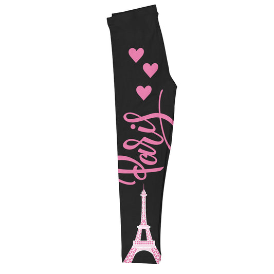Paris Black Leggings