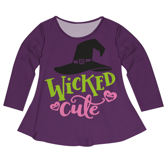 Wicked Cute Purple Long Sleeve Laurie Top