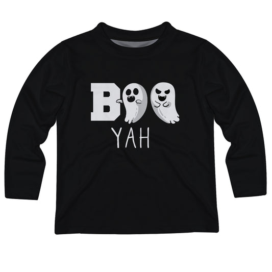 Boo Yah Black Long Sleeve Tee Shirt