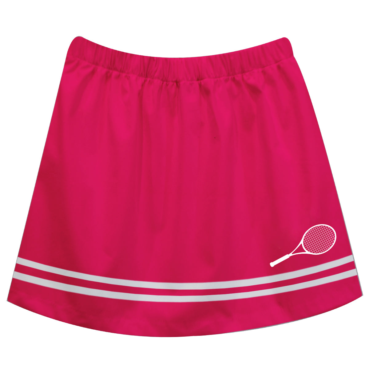 Tennis Name Hot Pink and White Skirt - Wimziy&Co.