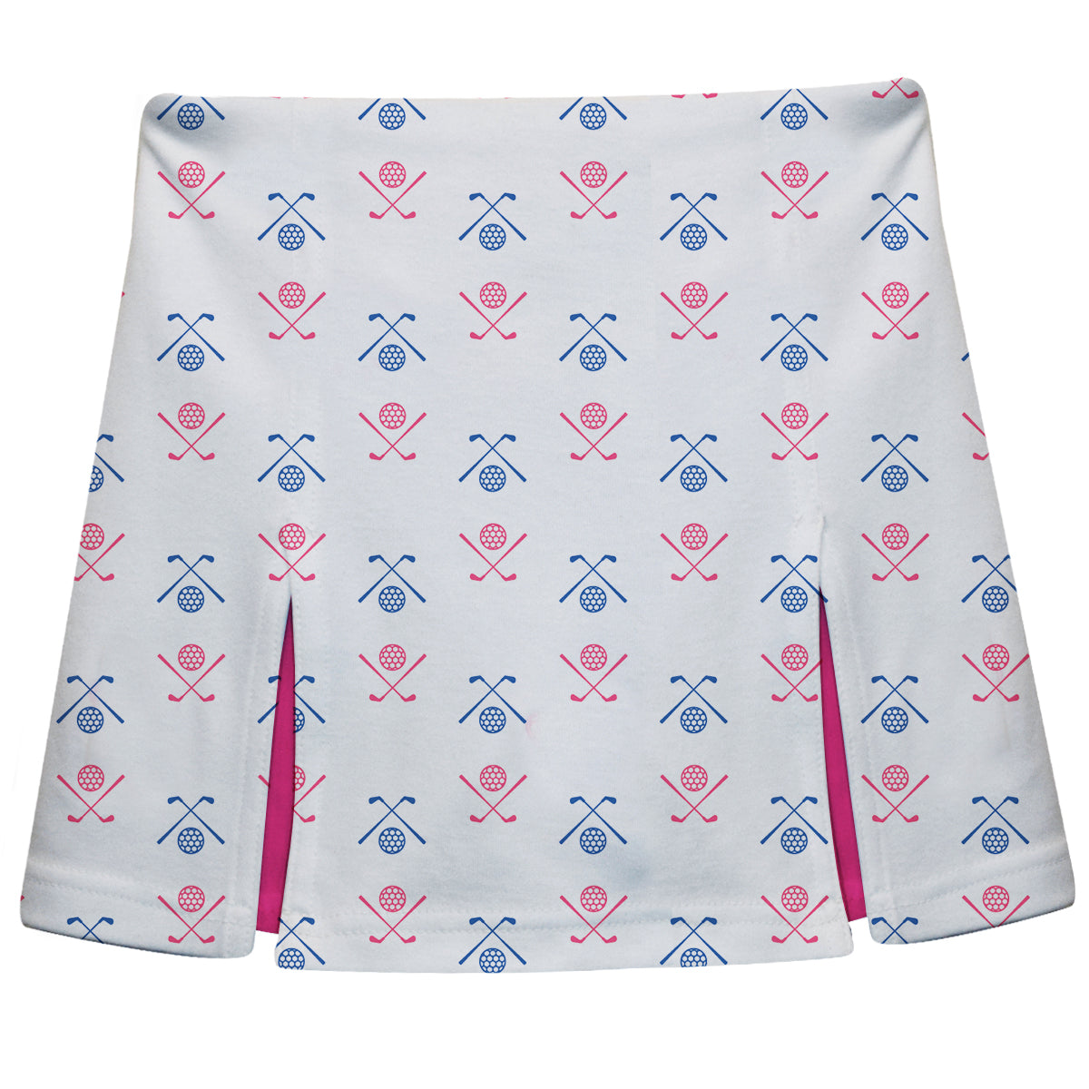 Golf Print White Skort - Wimziy&Co.
