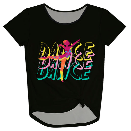Dance Black Knot Top - Wimziy&Co.