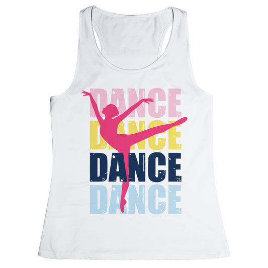 Dance White Tank Top