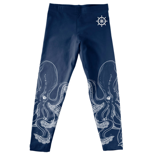 Octopus Navy Leggings - Wimziy&Co.
