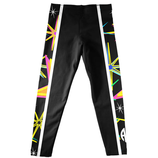 Stripes Stars Black Leggings - Wimziy&Co.