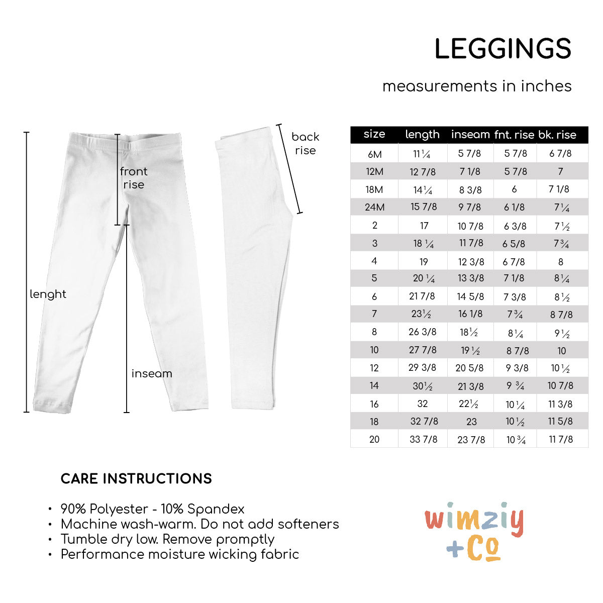 Tie Dye Name Aqua Leggings - Wimziy&Co.