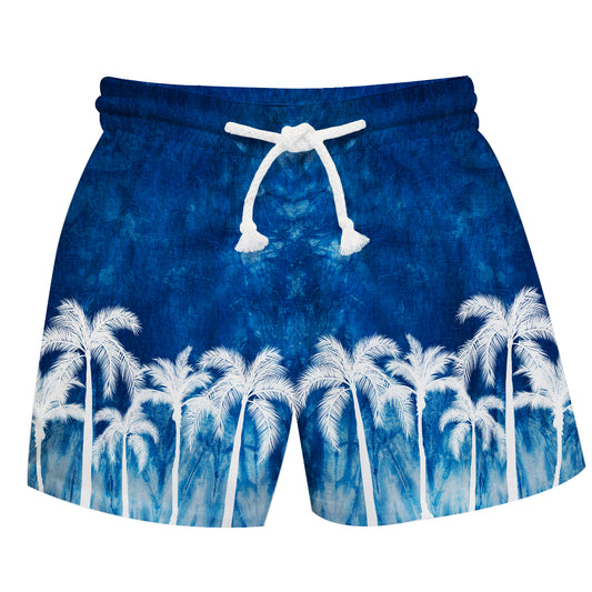 Summer Blue Watercolor Blue Swimtrunk