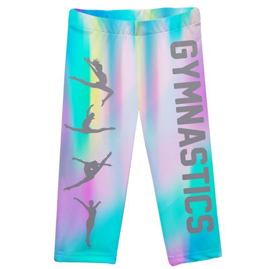 Holographic gymnastics girls capri leggings - Wimziy&Co.
