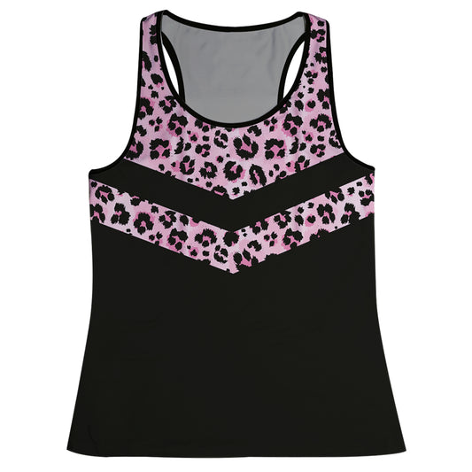 Animal Print Black Tank Top - Wimziy&Co.