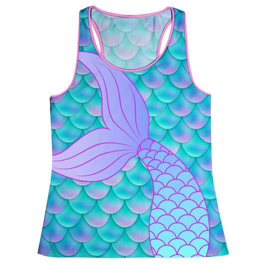 Mermaid Turquoise Tank Top