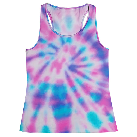 Tie Dye Pink and Purple Tank Top - Wimziy&Co.