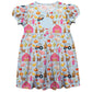 Farm Print Personalized Monogram Light Blue Short Sleeve Epic Dress - Wimziy&Co.