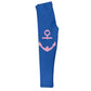 Anchor Heart Personalized Monogram Royal Leggings - Wimziy&Co.