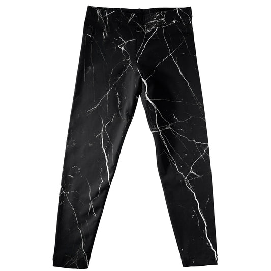 Marble Black Leggings