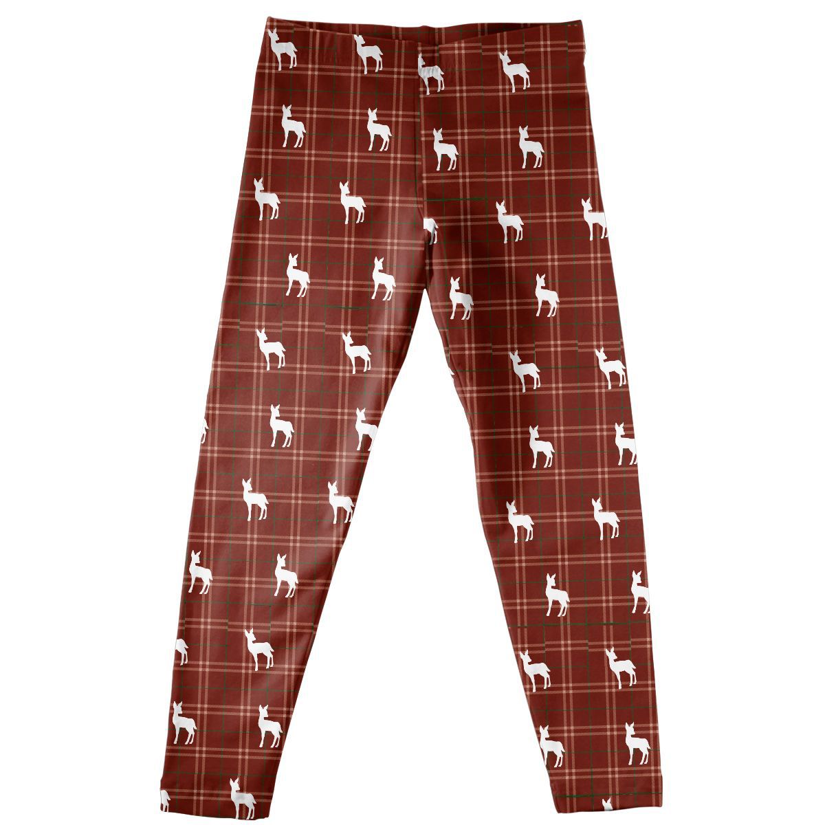 Deer Print Brown Leggings