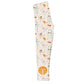Fall Animals Print Personalized Monogram Beige Leggings