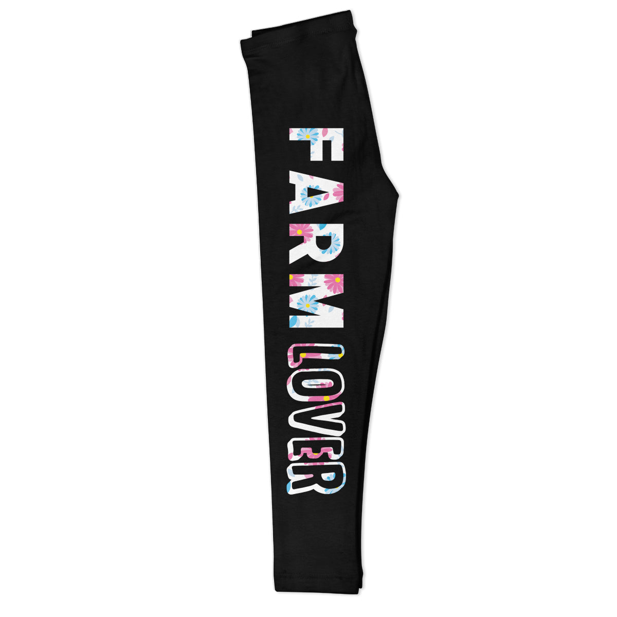 Farm Lover Black Leggings
