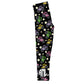 Tractor Print Personalized Monogram Black Leggings