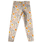 Hedgehog Print Beige Leggings