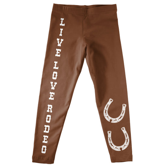 Live Love Rodeo Brown Leggings