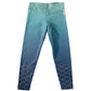 Mermaid Monogram Navy Degrade Leggings