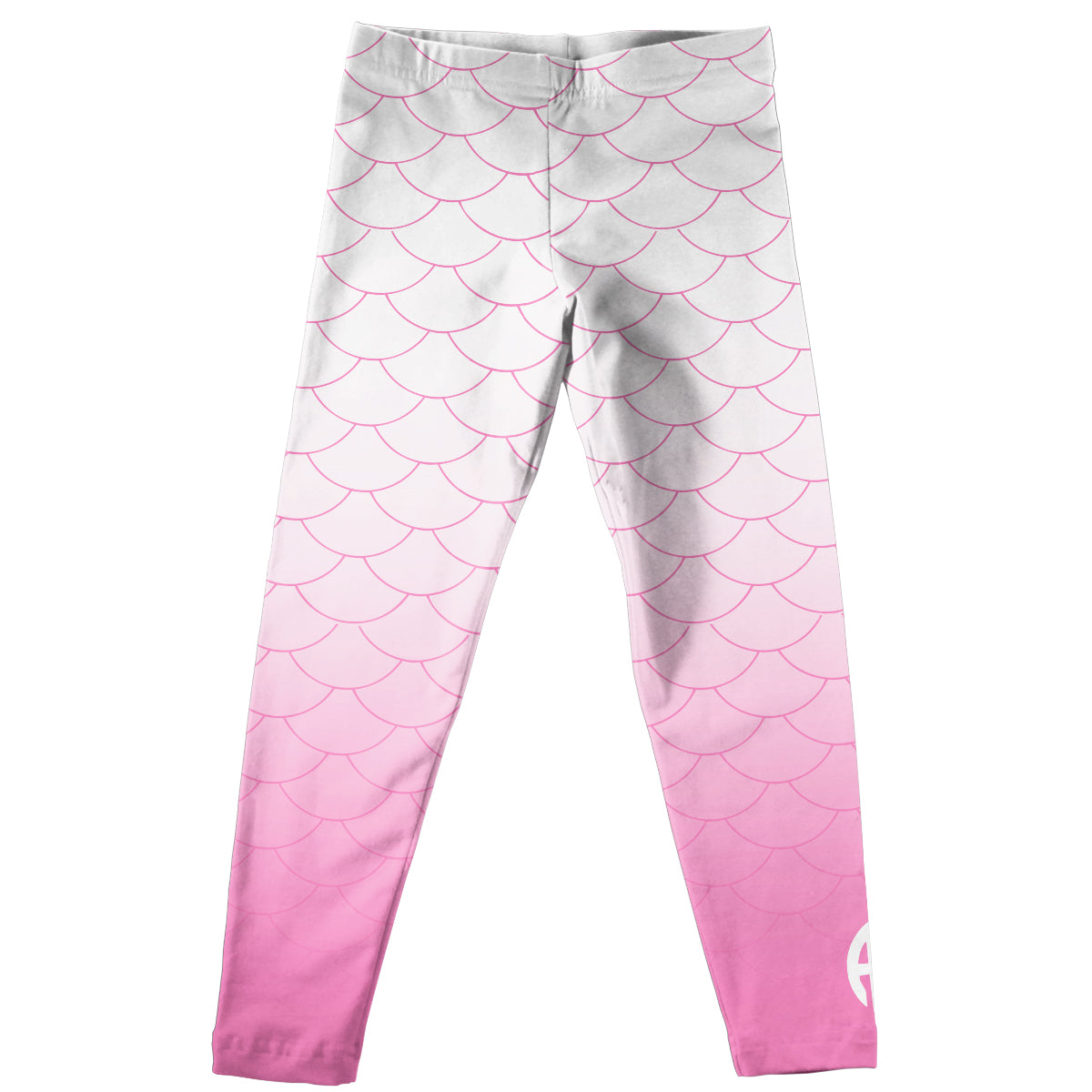 Mermaid Monogram Pink Degrade Leggings